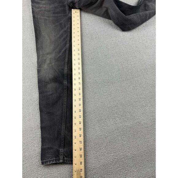 Vintage 90 Levis Jeans Women 25 Black 512 Slim Tapered Leg Cotton Canada Made - Picture 6 of 9